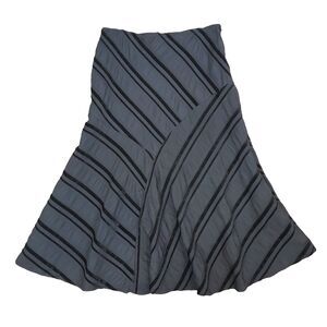 NY Collection Black Velvet Burnout Maxi Skirt XL Whimsigoth Fairy Grunge Witchy